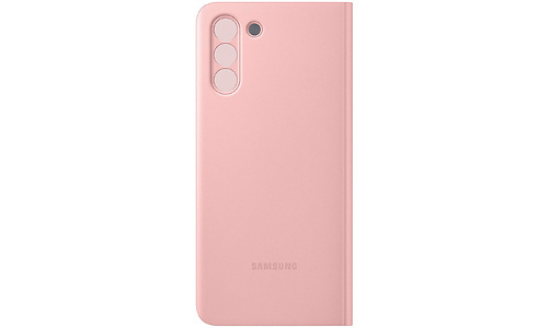 Samsung Galaxy S21 Plus Clear View Book Case Pink
