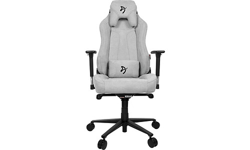 Arozzi Vernazza Soft Fabric Gaming Chair Light Grey