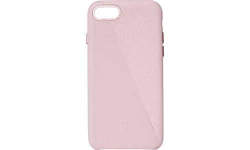 Decoded Dual Apple iPhone SE 2 Back Cover Leather Pink