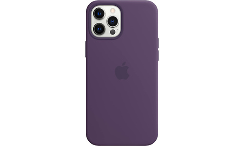 Apple iPhone 12 Pro Max Silicone Case White MagSafe Amethyst