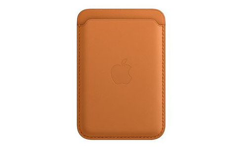 Apple iPhone Leather Card Holder MagSafe Golden Brown