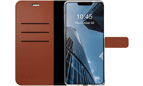 Valenta Gel Skin Apple iPhone 13 Pro Max Book Case Leather Brown