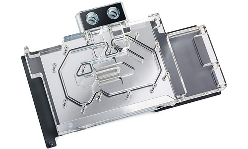 Bitspower Classic Asus RoG Strix GeForce RTX 3080 GPU Liquid Cooling Nikkel + Acryl