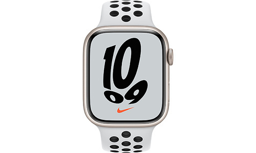 Apple Watch Nike Series 7 4G 45mm White Sport Band Aluminium
