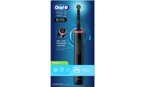 Oral-B Pro 3 3000 CrossAction Black Edition