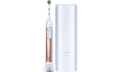 Oral-B Genius X with Travel Pouch Rose Gold