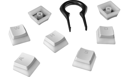 HyperX Pudding Keycaps Full US White