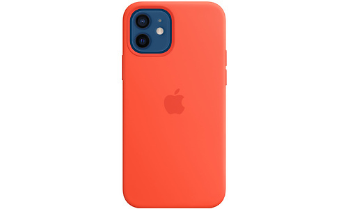 Apple Silicone Case with MagSafe iPhone 12/12 Pro Electric Orange