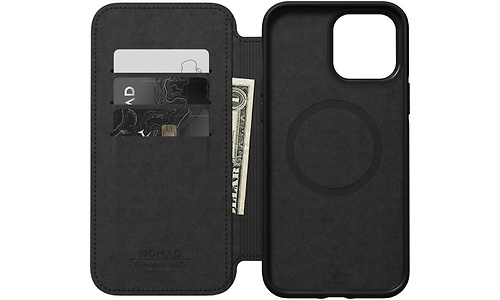 Nomad Rugged Folio Apple iPhone 13 Pro Max Book Case MagSafe Black