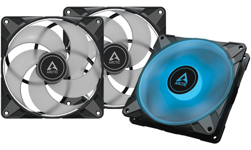 Arctic P14 PWM PST RGB Black 3-Pack