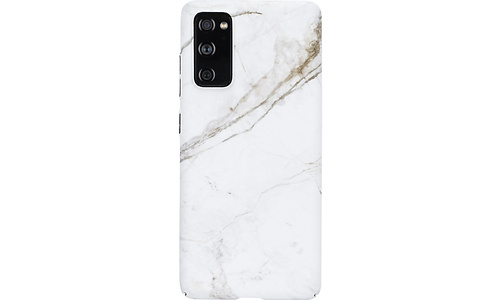 BlueBuilt White Marble Hard Case Samsung Galaxy S20 FE Back Cover