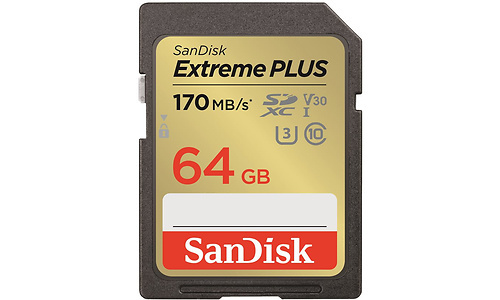Sandisk Extreme Plus SDXC UHS-I U3 64GB