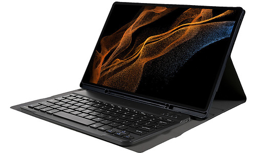 Just in Case Samsung Galaxy Tab S8 Ultra Premium QWERTY Bluetooth Keyboard Cover Black