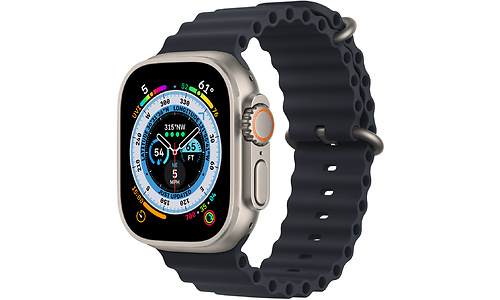 Apple Watch Ultra + Cellular 49mm Titanium Sport Band Midnight Ocean