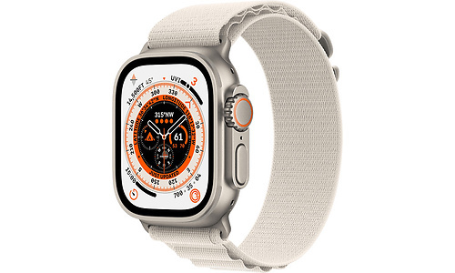 Apple Watch Ultra GPS + Cellular 49mm Starlight Large Sport Band Starlight Alpine