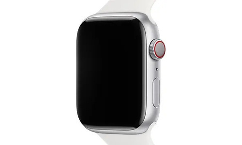 Apple Watch Series 8 GPS + Cellular 45mm Silver Aluminium Sport Band White