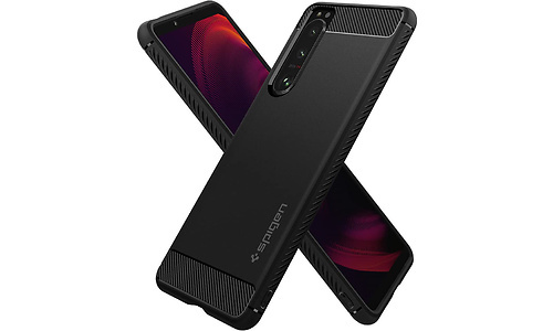 Spigen Rugged Armor Sony Xperia 5 III Cover Back Cover Black