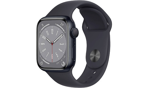 Apple Watch Series 8 GPS 41mm Black Sport Band Black