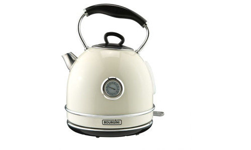 Bourgini Nostalgic Thermo Kettle Waterkoker Crème 1.7L