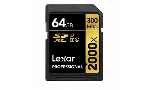 Lexar Pro Gold Series SDXC 2000x V90 UHS-II 64GB