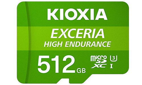 Kioxia Exceria High Endurance MicroSDXC UHS-I 512GB