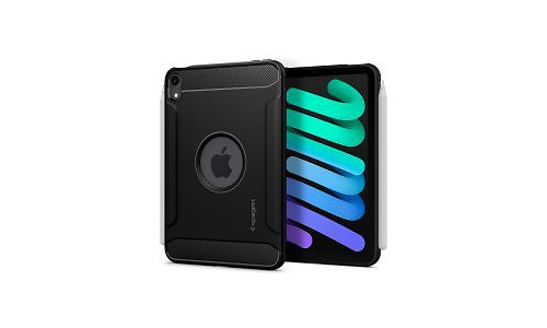 Spigen Rugged Armor Apple iPad Mini 6 Cover Black