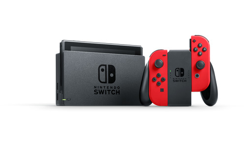 Nintendo Switch Red + Super Mario Odyssey