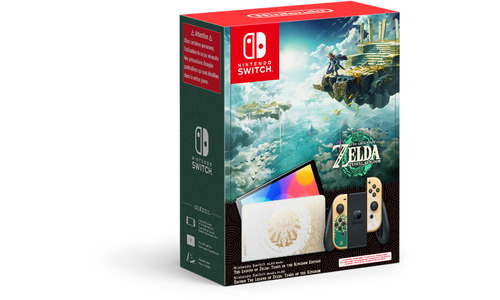 Nintendo Switch Oled Zelda Tears Of The Kingdom Edition.