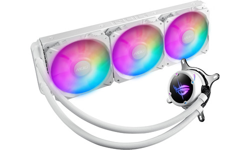 Asus RoG Strix LC II 360 aRGB White Edition Processor Alles-in-één vloeistofkoeler 12 cm Black