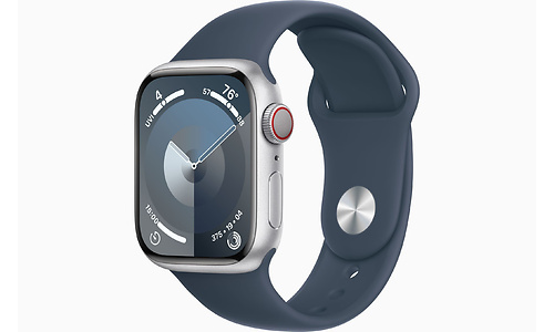 Apple Watch Series 9 GPS + Cellular 41mm Aluminium Silver Sport Band Blue (M/L)
