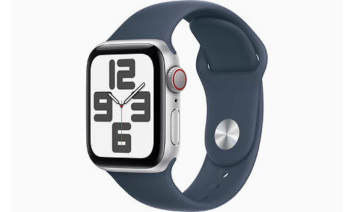 Apple Watch SE GPS + Cellular 40mm Silver Sport Band Blue (M/L)