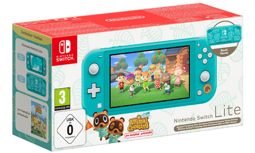 Nintendo Switch Lite Animal Crossing New Horizons Editie Turquoise
