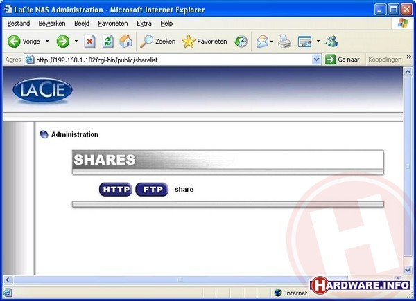 LaCie Ethernet Disk Mini 500GB