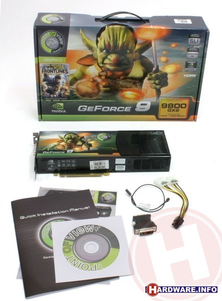 Point of View GeForce 9800 GX2 1GB