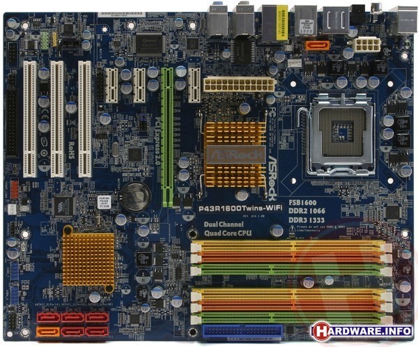 ASRock P43R1600Twins-WiFi