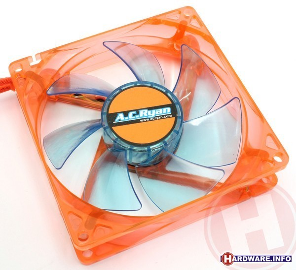 AC Ryan Blackfire4 UV LED Fan 92mm Orange/Blue