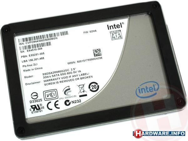 Intel X25-M Postville 80GB