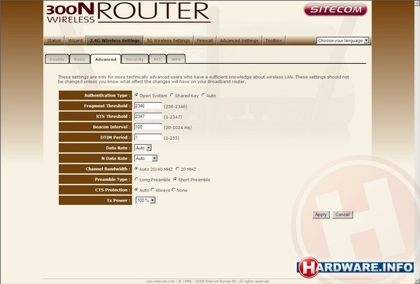Sitecom WL-328 Wireless Concurrent Dualband Router 300N