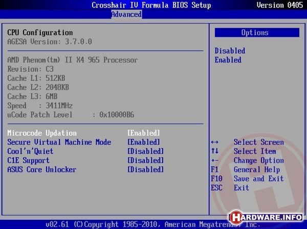Asus Crosshair IV Formula
