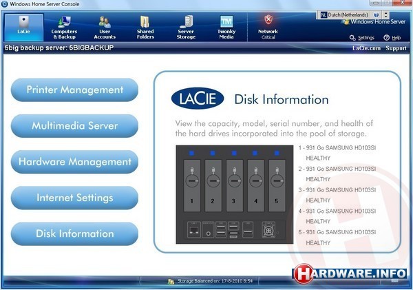 LaCie 5big Backup Server 5TB