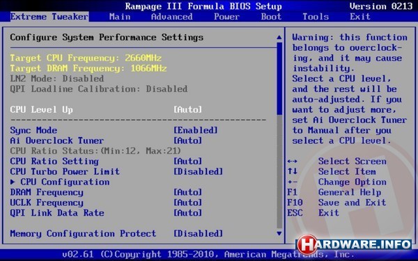 Asus Rampage III Formula