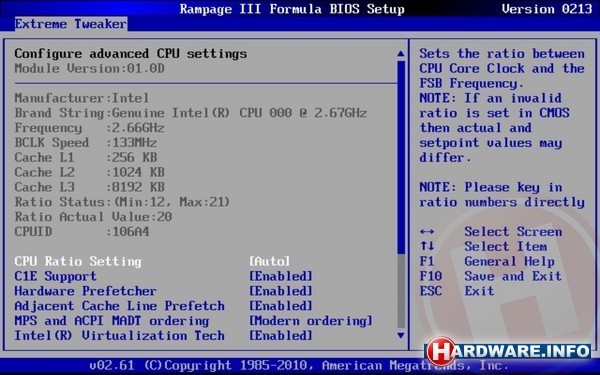 Asus Rampage III Formula