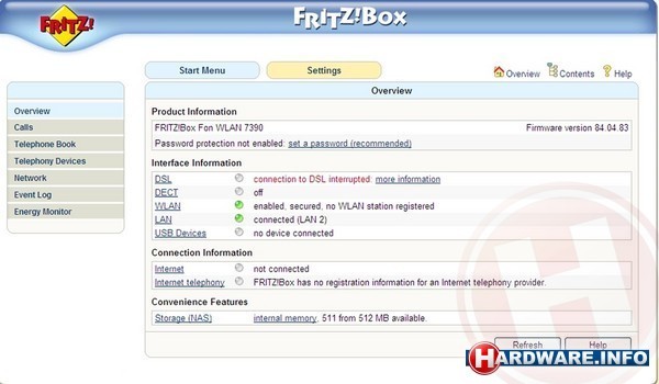 AVM Fritz!Box Fon WLAN 7390
