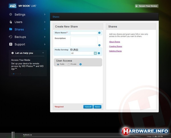 Western Digital My Book Live 1TB