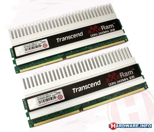 Transcend AxeRam 4GB DDR3-2400 XMP kit