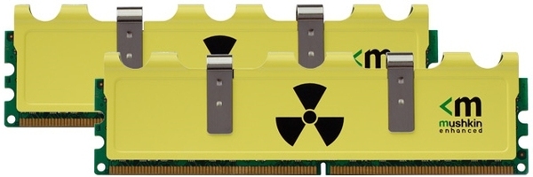 Mushkin Radioactive 4GB DDR3-1600 CL6-9 kit