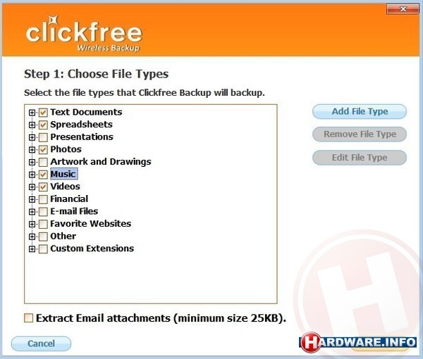 Clickfree Wireless Backup 1TB