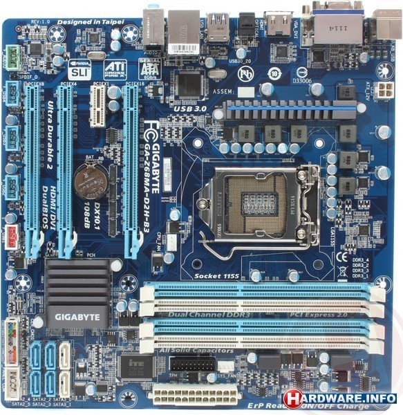 Gigabyte Z68MA-D2H