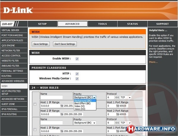 D-Link DIR-657 Wireless N HD Media Router