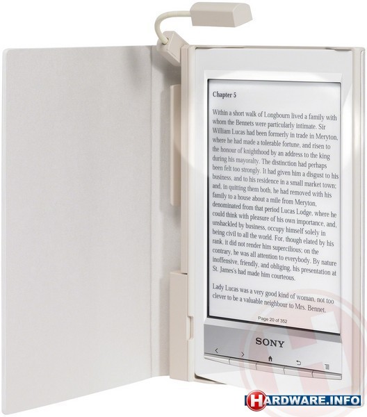 Sony Wifi Reader Touch PRS-T1 Light Cover White